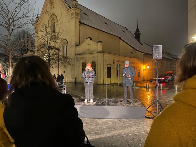 Jenna Shearer Demir, programme advisor in the Gender Equality Division at the Council of Europe, held a speech at the whistleblowing initiative in Bratislava. 