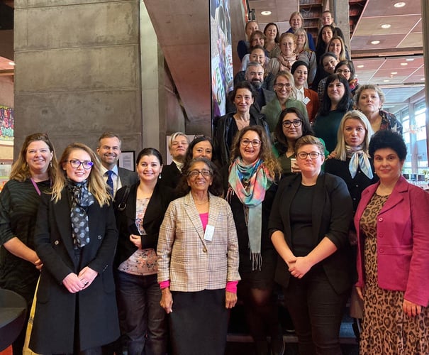 Group photo of the SYNERGY Network in Strasbourg 2022. 